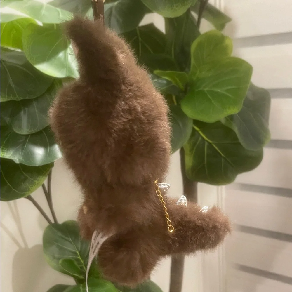 CUSTOM made brown zimomo plush keychain - Picture 3 of 9